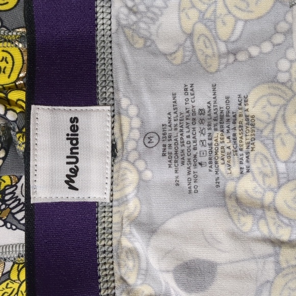 Me Undies 3 pairs Pattern trunk briefs Underwear Men's size Medium NEW - Picture 5 of 7